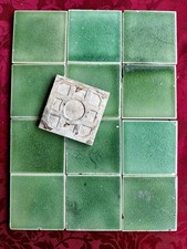 Antique green crackle for sale  LEEDS