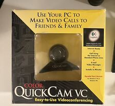 Usado, Color Logitech QUICKCAM VC WebCam Use PC para Videoconferência Vintage Paralelo comprar usado  Enviando para Brazil