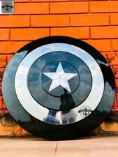 Usado, Captain America Shield | Metal 1:1 Marvels Avengers Legend Black Shield Medieval comprar usado  Enviando para Brazil