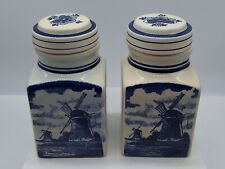 Delfts blauw canister for sale  Santee