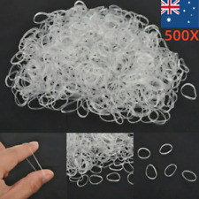 500X Mini Bandas de Goma Elásticas para Cabello Transparente Trenzas Trenzas Pequeñas AU, usado segunda mano  Embacar hacia Argentina