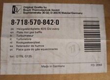 Buderus heizgaslenkplatte gld gebraucht kaufen  Zwickau