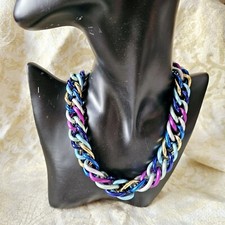 Collier vintage maille d'occasion  Le Luc