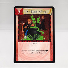 Jogo de cartas Harry Potter caldeirão para peneira feitiço TCG 79/116 VINTAGE 2001 comprar usado  Enviando para Brazil