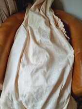 Cream lined curtains for sale  CHESTERFIELD