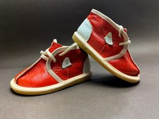 Botas de couro vermelho vintage soviético calçado infantil feitas na URSS comprar usado  Enviando para Brazil
