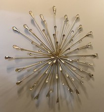 Gold metal starburst for sale  Nicholasville