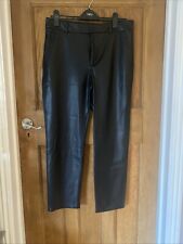 zara faux leather trousers for sale  BRADFORD-ON-AVON