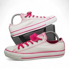 Converse Chuck Taylor All Star língua dupla baixa branco/rosa 544894F feminino 9 comprar usado  Enviando para Brazil