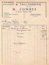 Thiers facture combes d'occasion  Voiron