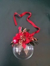 Glaskugel rote blumen gebraucht kaufen  Kreischa