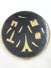 Vintage puderdose eiffelturm gebraucht kaufen  Bad Lausick