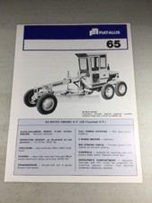 Original fiat allis for sale  Hale