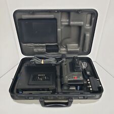 Câmera de vídeo Sony Mini 8 CCD-M8u e gravador EV-C8u com estojo de baterias adaptador RF, usado comprar usado  Enviando para Brazil
