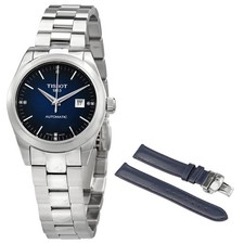 Relógio feminino Tissot T-My Lady automático mostrador azul diamante T132.007.11.046.00 comprar usado  Enviando para Brazil