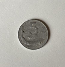 Moneta lire delfino usato  Taranto