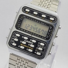 CALCULADORA CIENTÍFICA CASIO CFX-200 197 RELÓGIO MASCULINO VINTAGE QUARTZO DIGITAL, usado comprar usado  Enviando para Brazil