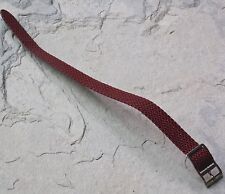 ÚLTIMOS! Pulseira de relógio vintage marrom trançada nylon 12 mm década de 1960 tipo tropical comprar usado  Enviando para Brazil