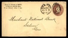 Mayfairstamps 1885 massachuset for sale  Shipping to Ireland