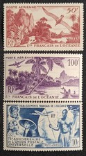Série timbres océanie d'occasion  Saint-Germain-du-Puy