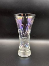 Crystal glass etched for sale  HUDDERSFIELD