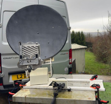 Motorised satellite dish for sale  CARDIFF