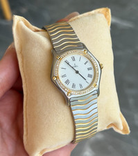 Relógio An Gents Ebel Wave pulseira de aço e ouro diamante com caixa e folhetos. comprar usado  Enviando para Brazil