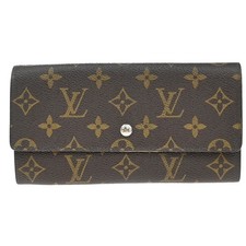 Carteira dobrável de crédito Louis Vuitton Porte Monnaie monograma couro M61724 02KB103, usado comprar usado  Enviando para Brazil