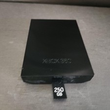 Disco rígido Xbox 360 Slim 250GB original do fabricante HDD preto modelo 1451 funciona Microsoft comprar usado  Enviando para Brazil