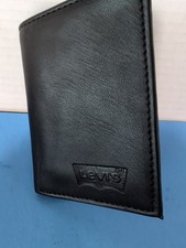 Carteira de couro Levi’s Levi Strauss & Co preta bifold masculina proteção contra roubo de identidade comprar usado  Enviando para Brazil