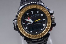 Relógio masculino digital solar dourado [N PERFEITO] CASIO G-SHOCK GULFMASTER GWN-1000F-2AJF comprar usado  Enviando para Brazil