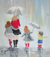 Painting family rain for sale  Milwaukee