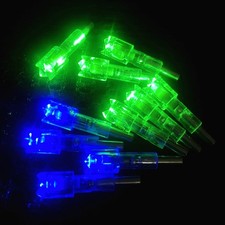 Usado, 12 peças ferramentas de tiro com arco ID6.4mm LED Nock para arco de besta iluminado automaticamente comprar usado  Enviando para Brazil