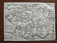 1599 ortelius carta usato  Roma