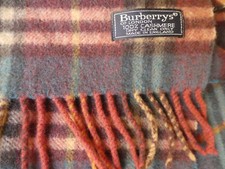 Echarpe vintage burberry d'occasion  Dijon