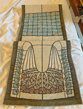 Corredor de mesa tecido têxtil Art Nouveau Art Deco vitoriano sem marca 75" x 12,5" comprar usado  Enviando para Brazil