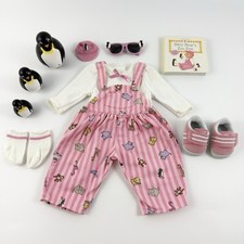 Macacão American Girl Doll Bitty Baby 2000 Wild Things conjunto óculos de sol top comprar usado  Enviando para Brazil