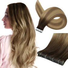 Usado, Fita virgem em extensões de cabelo humano fita invisível amarrada à mão na extensão de cabelo comprar usado  Enviando para Brazil