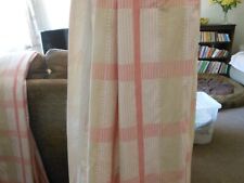 Curtains pink beige for sale  STOURBRIDGE