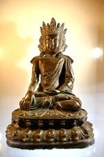 Grand bouddha amitabha d'occasion  Cazères