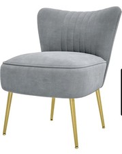 Velvet bedroom chair for sale  BIRMINGHAM