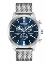 Relógio masculino suíço militar Hanowa aço inoxidável mostrador azul quartzo 06-3308.04.003 comprar usado  Enviando para Brazil