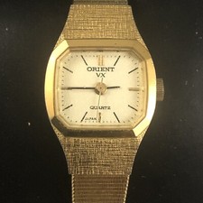 Vintage Orient VX Relógio Feminino Quartzo Tom Dourado Relógio de Pulso Feminino Nova Bateria comprar usado  Enviando para Brazil
