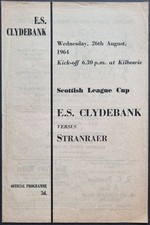 Clydebank stranraer league for sale  HITCHIN