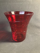 Whitefriars vase ruby for sale  BANBURY