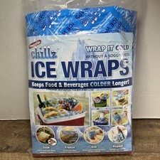 Lençóis de gelo reutilizáveis Chillz Ice Wraps para refrigeradores - Cobertores de gelo flexíveis freezer, usado comprar usado  Enviando para Brazil