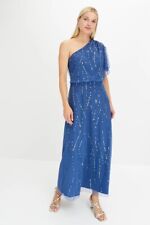 Shoulder kleid pailletten gebraucht kaufen  Losheim am See