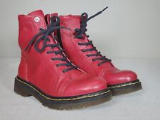 Botas femininas Cravo & Canela Cloves & Cinnamon Dr couro rosa vermelha 85605 EUA 7,5 comprar usado  Enviando para Brazil