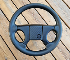 Volante de couro NOVO para VW Golf 2 MK1 MK2 Transporter T4 T3 Passat B3 comprar usado  Enviando para Brazil