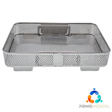 Bandeja de esterilização cirúrgica pequena retangular de aço inoxidável 11 x 7 x 2 comprar usado  Enviando para Brazil